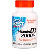 Витамин Д3, Vitamin D3, Doctor's Best, 2000 МЕ, 180 капсул, фото