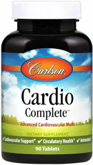 Кардіо комплекс, Cardio Complete, Carlson Labs, 90 капсул - фото