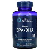 Рыбий жир EPA DHA, Omega Foundations, Life Extension, 120 капсул, фото